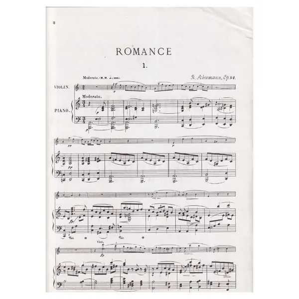 Three Romances for viola and piano - op. 94