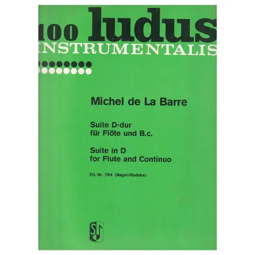 Suite D Dur Fur Flote und Basso continuo
