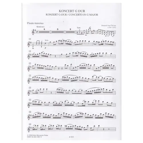Koncert G Dur para Flauta e Orquestra