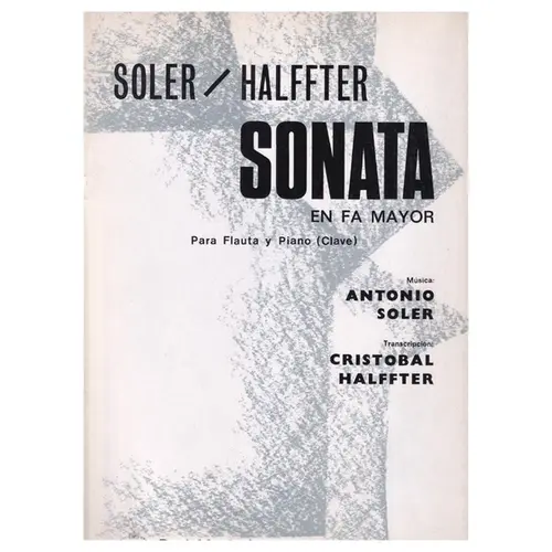 Sonata En Fa Mayor para flauta y piano