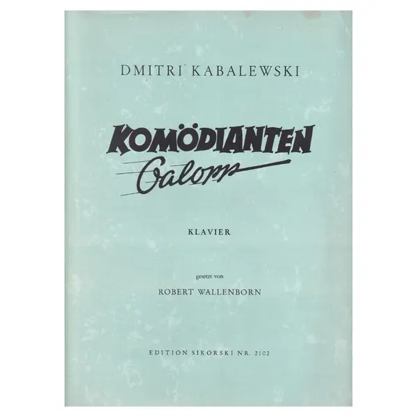 komodianten - galopp - piano