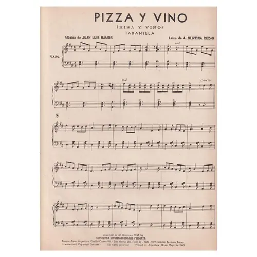 Pizza y Vino(Risa Y Vino)