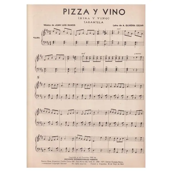 Pizza y Vino(Risa Y Vino)