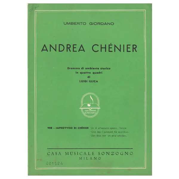 Andrea Chenier - Improvviso Di Chenier