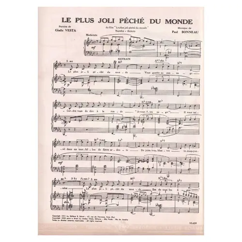 Le Plus Joli Péché du Monde
