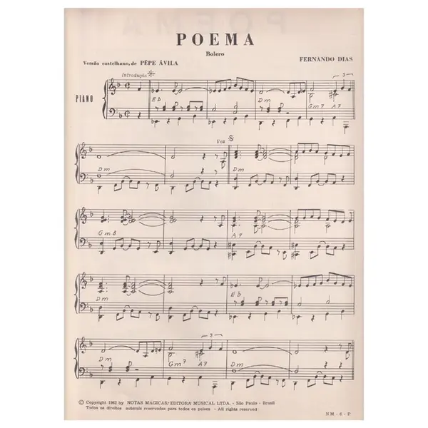 Poema - Bolero
