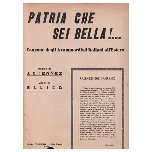 Patria Che Sei Bella!