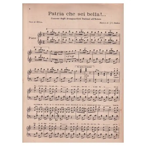 Patria Che Sei Bella!