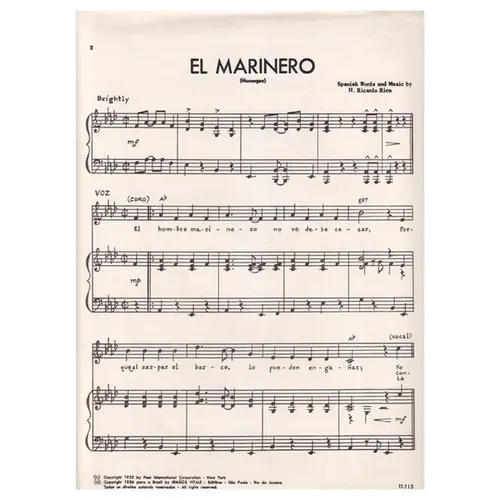 El Marinero - Merengue