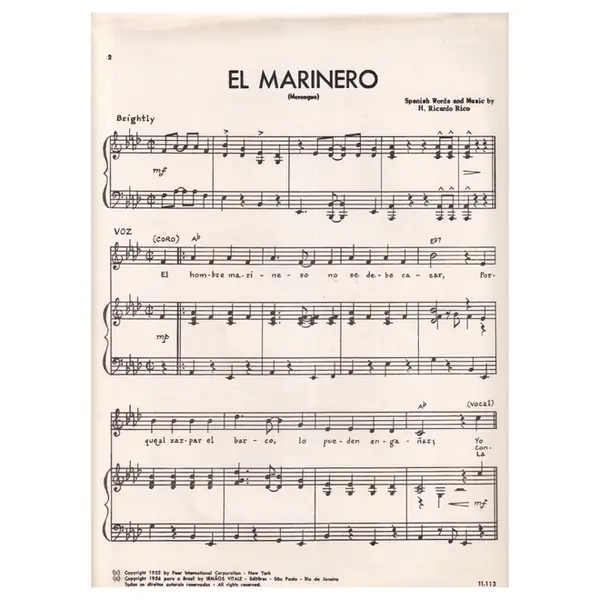 El Marinero - Merengue