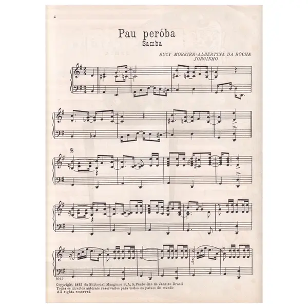 Pau Perobá - Samba