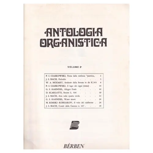 Antologia Organistica Vol.3