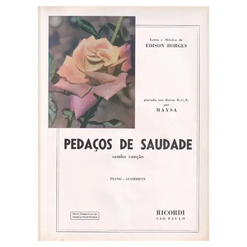 Pedaços De Saudade - Samba Canção