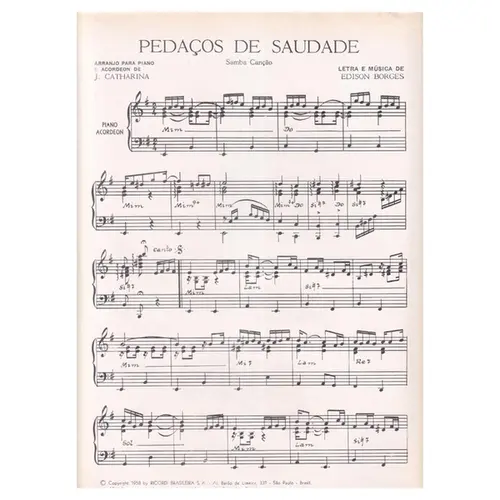 Pedaços De Saudade - Samba Canção