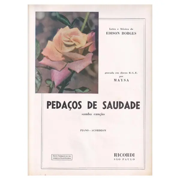 Pedaços De Saudade - Samba Canção
