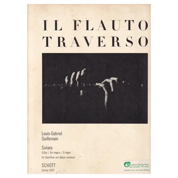 Sonate G-Dur /G Major fur querflote und basso continuo