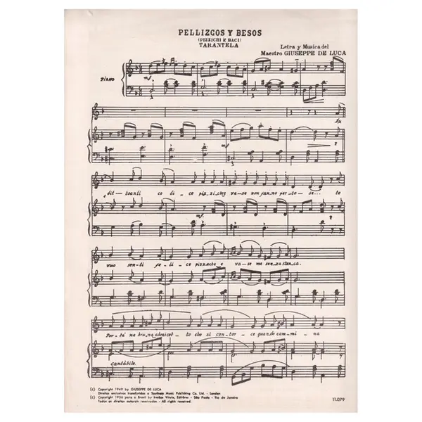 Pellizcos y Besos(Pizzichi e Baci)