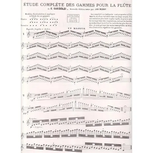 Etude Complete Des Gammes