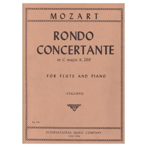 Rondo Concertante In C Major - KV 269 for flute and piano