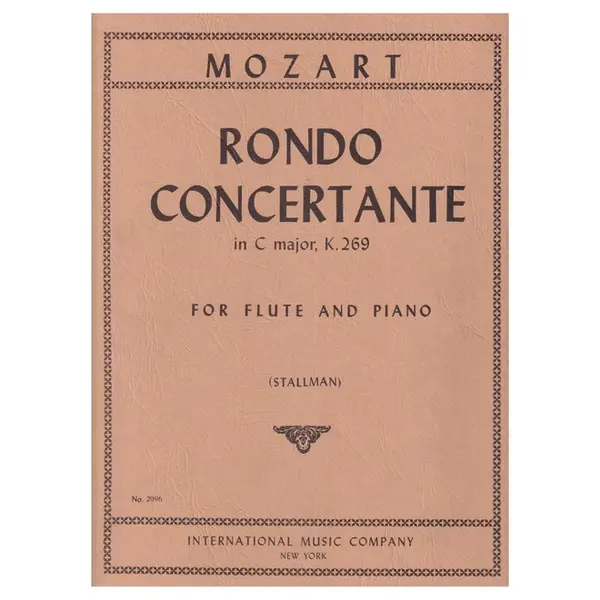 Rondo Concertante In C Major - KV 269 for flute and piano