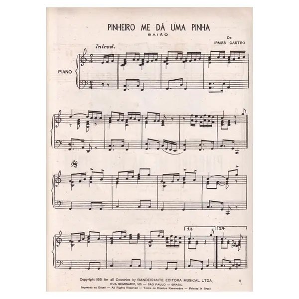 Pinheiro me dá uma pinha