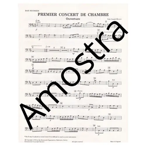 Premier Concert de chambre for two descant recorders and keyboard