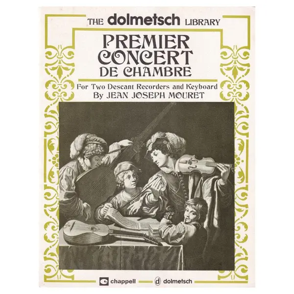 Premier Concert de chambre for two descant recorders and keyboard