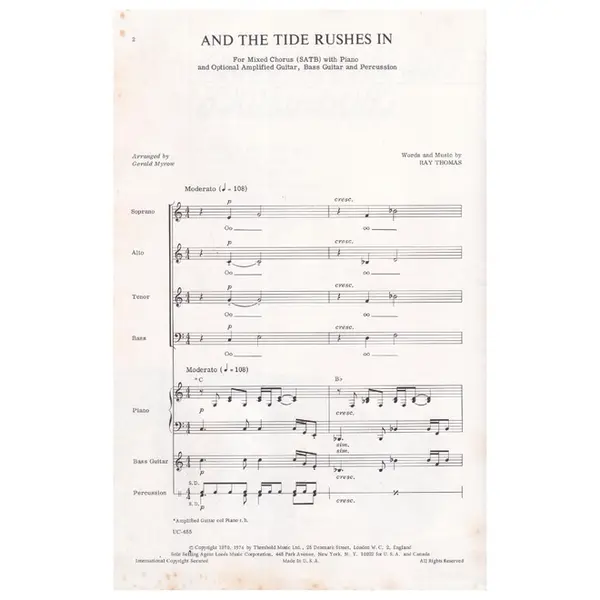 And the Tide Rushes in - The Moody blues choralrock