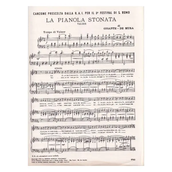 La Pianola Stonata - Valzer