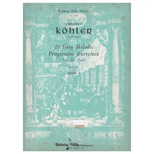 20 Easy Melodic Progressive Exercises Opus 93 Book 2
