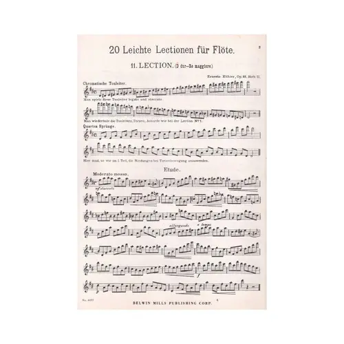 20 Easy Melodic Progressive Exercises Opus 93 Book 2