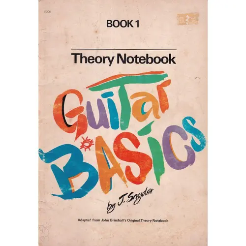 Theory Notebook - Book 1 - Guitar Basics