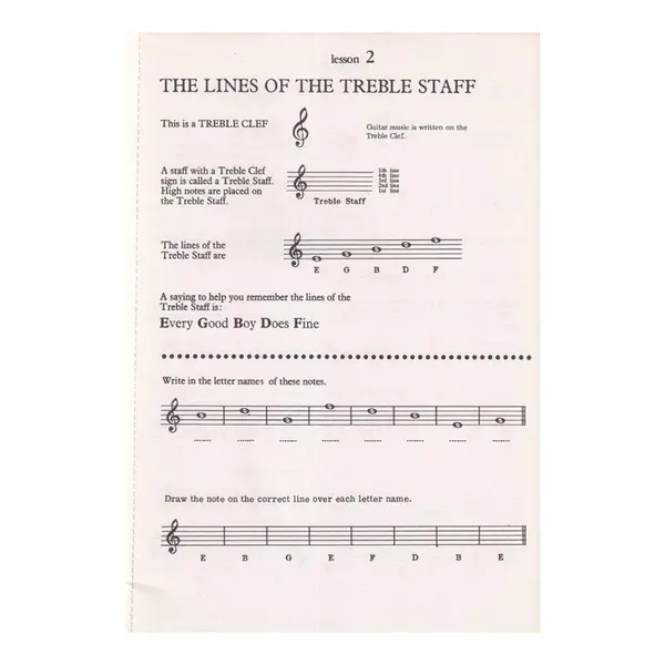 Theory Notebook - Book 1 - Guitar Basics