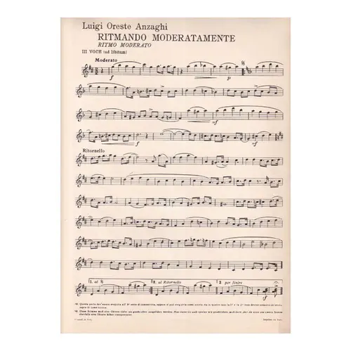 Ritmando Moderatamente - Ritmo Moderato