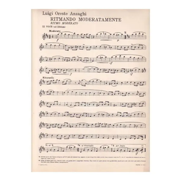 Ritmando Moderatamente - Ritmo Moderato