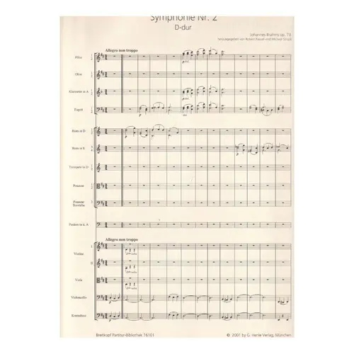 Symphony n.2 Op.73 - full score