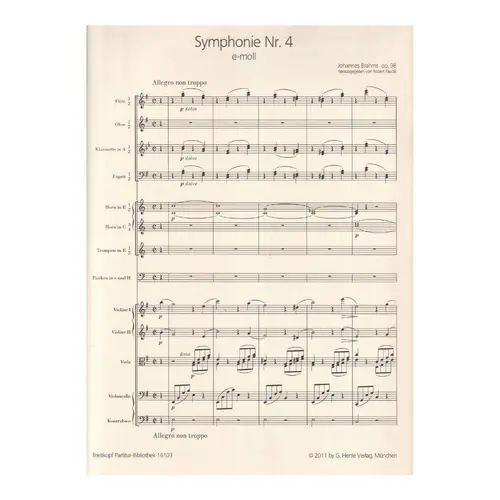 Symphony n.4 Op.98 - full score