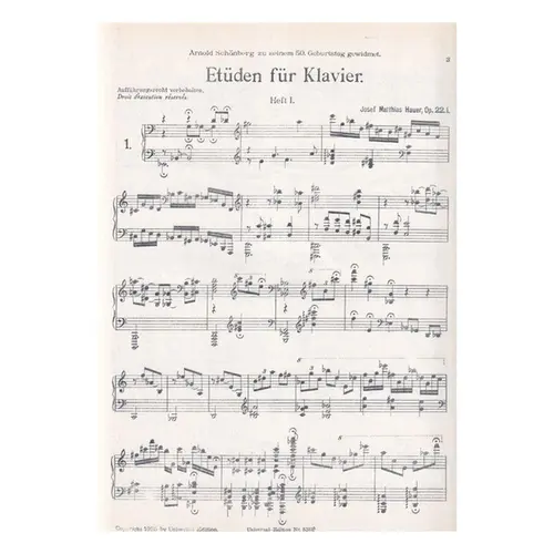 Etudes op.22 - Piano Solo Vol.1