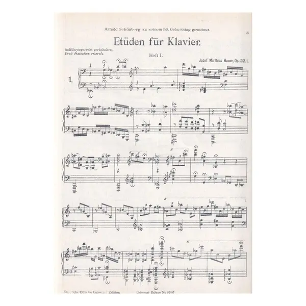 Etudes op.22 - Piano Solo Vol.1