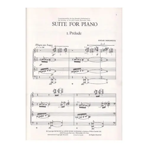 Suite for Piano