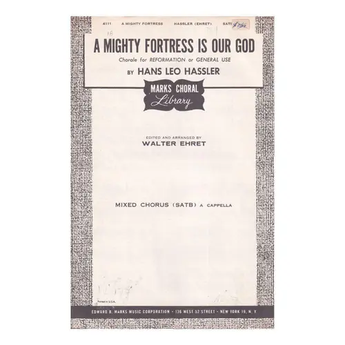 A Mighty Fortress is Our God
