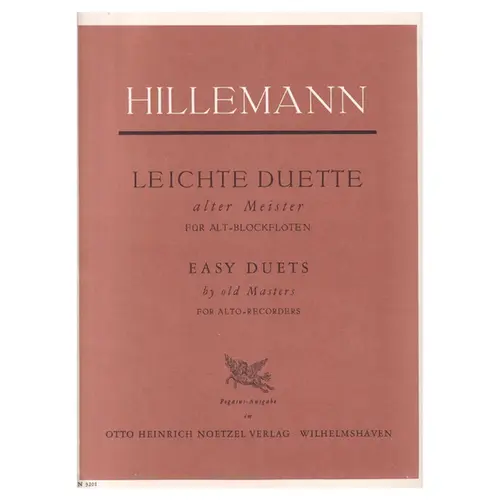 Leichte Duette fur alt blockfloten