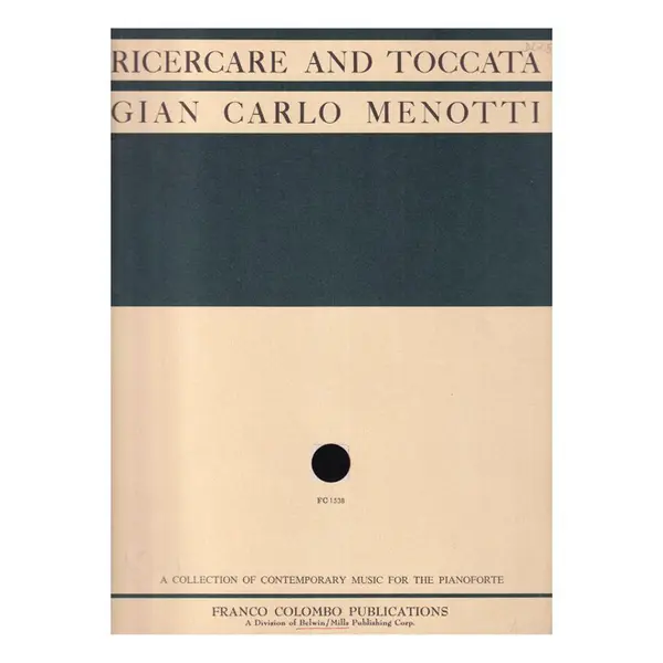 Ricercare and Toccata