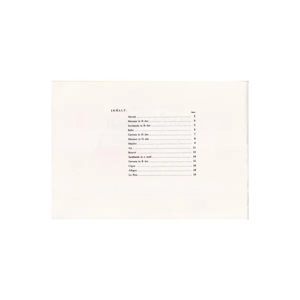 Das Kleine Handel-Buch fur violine und klavier