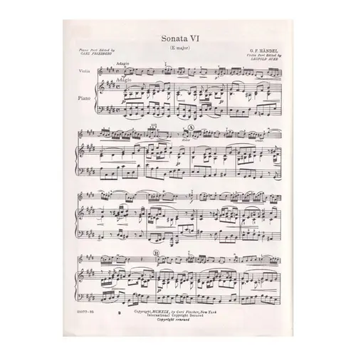 Sonata No.6 in E