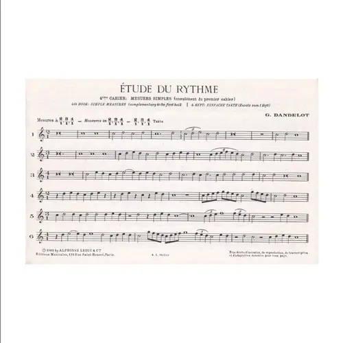 Etude du Rythme - Vol.4