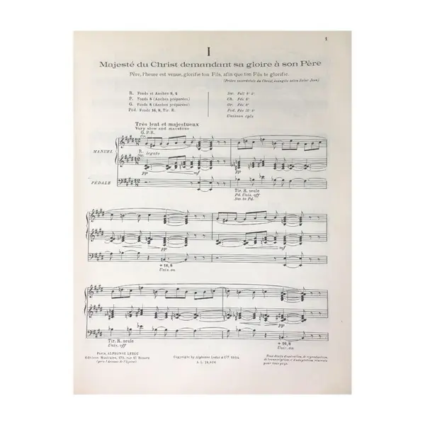 L`Ascension (Ascension Day) - Orgue