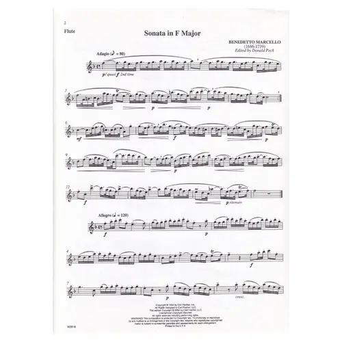 Sonata In F Major - Flute and piano
