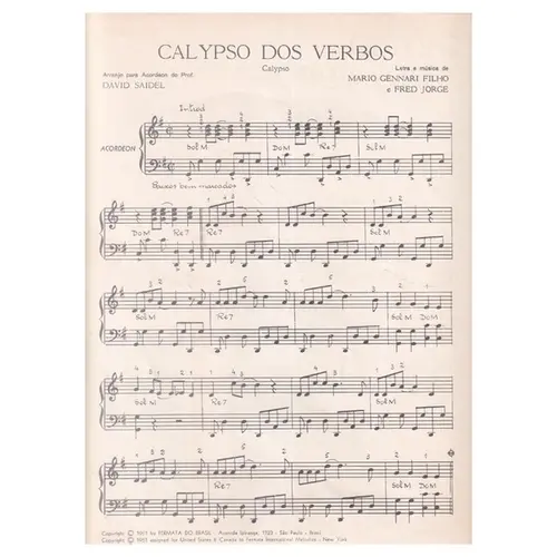 Calypso dos Verbos