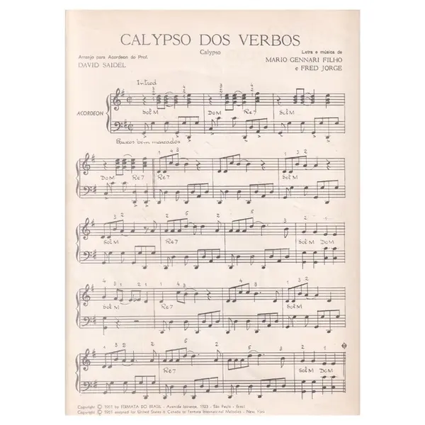 Calypso dos Verbos